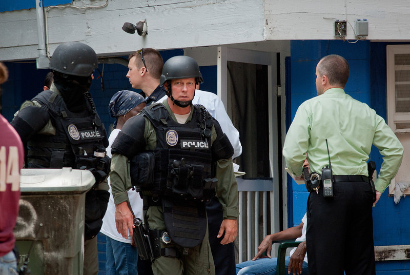 SWAT Team on the Job
