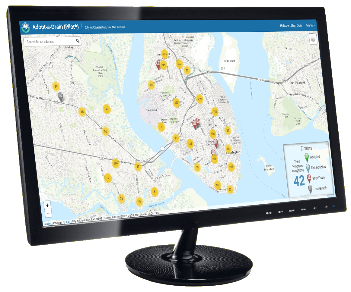 monitor Adopt a Drain