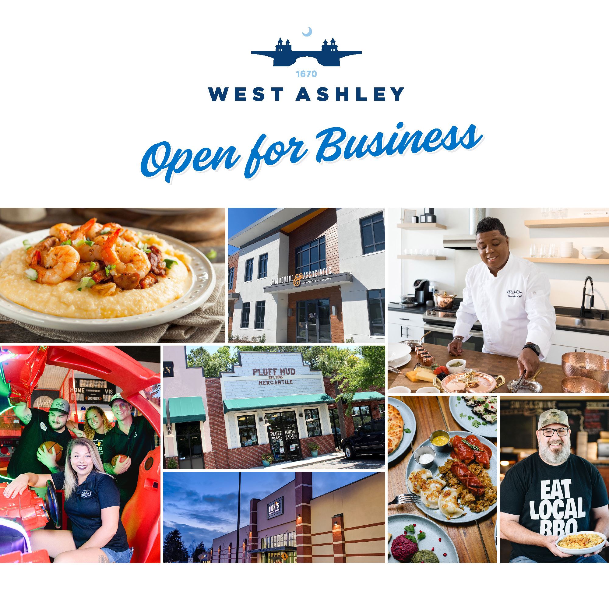 images of businesses in west ashley area