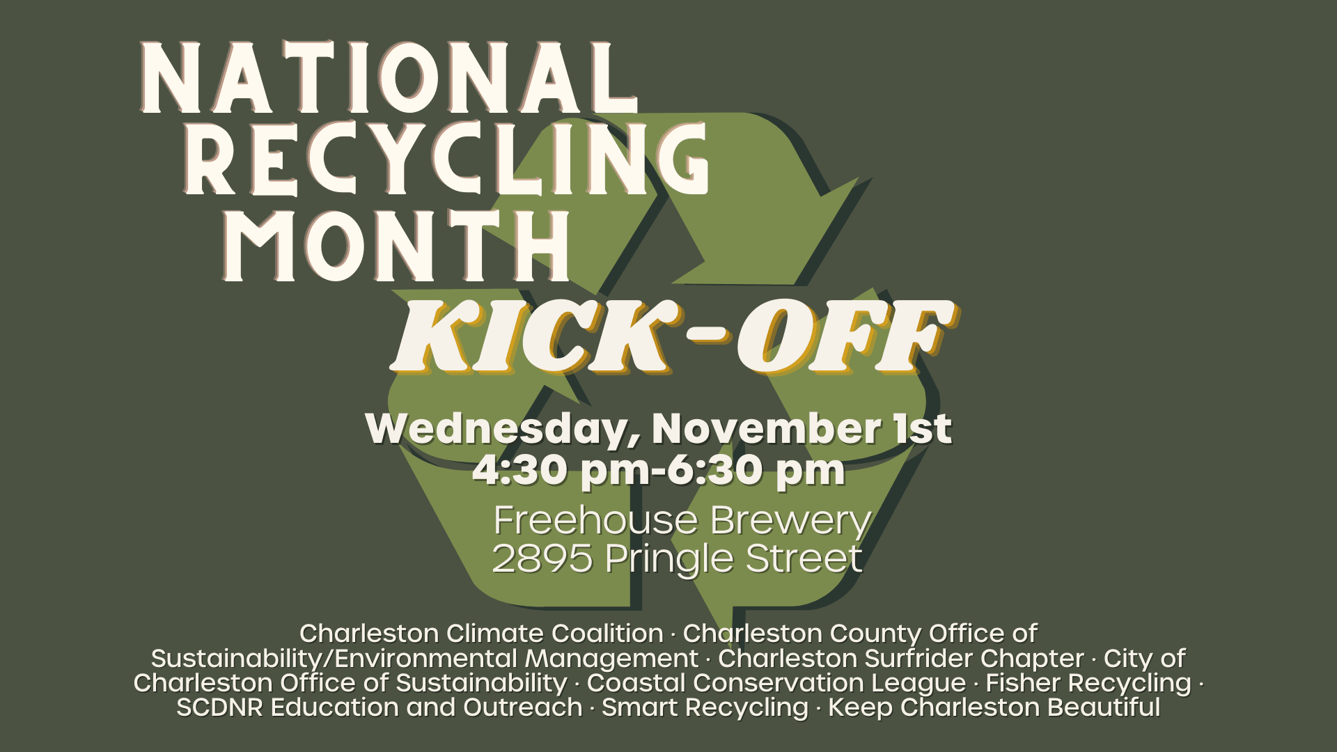 National Recycling Month Kick Off Event