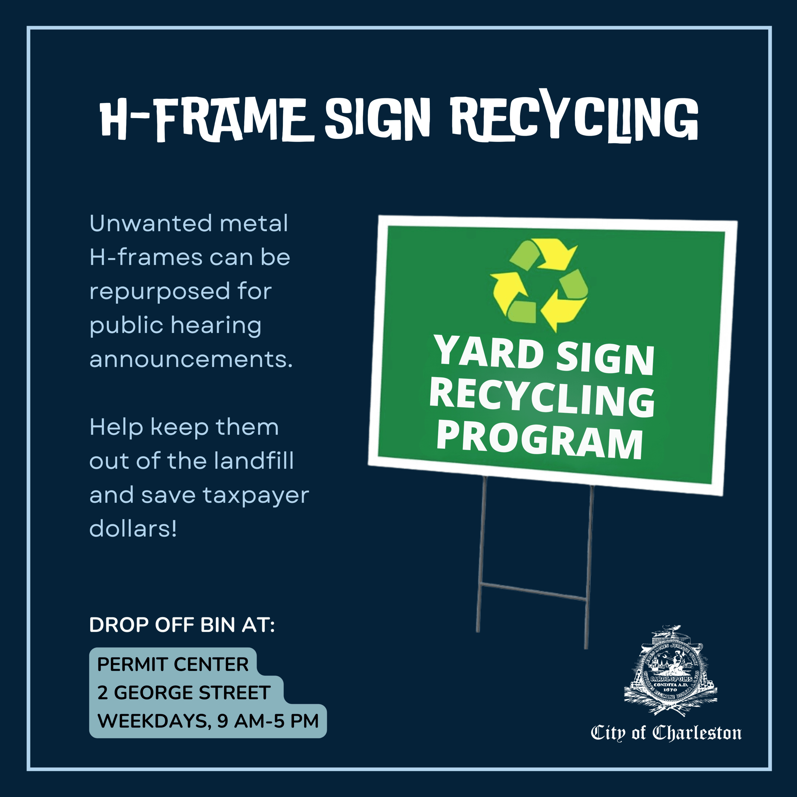 H-Frame Recycling Program Social ad