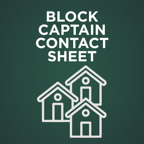 Block Captain Contact Sheet