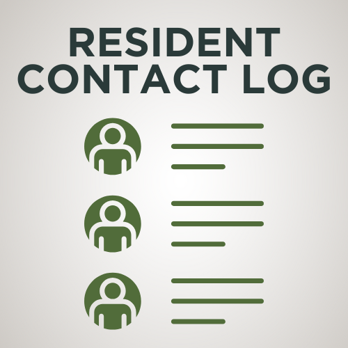 Resident Contact Log Icon