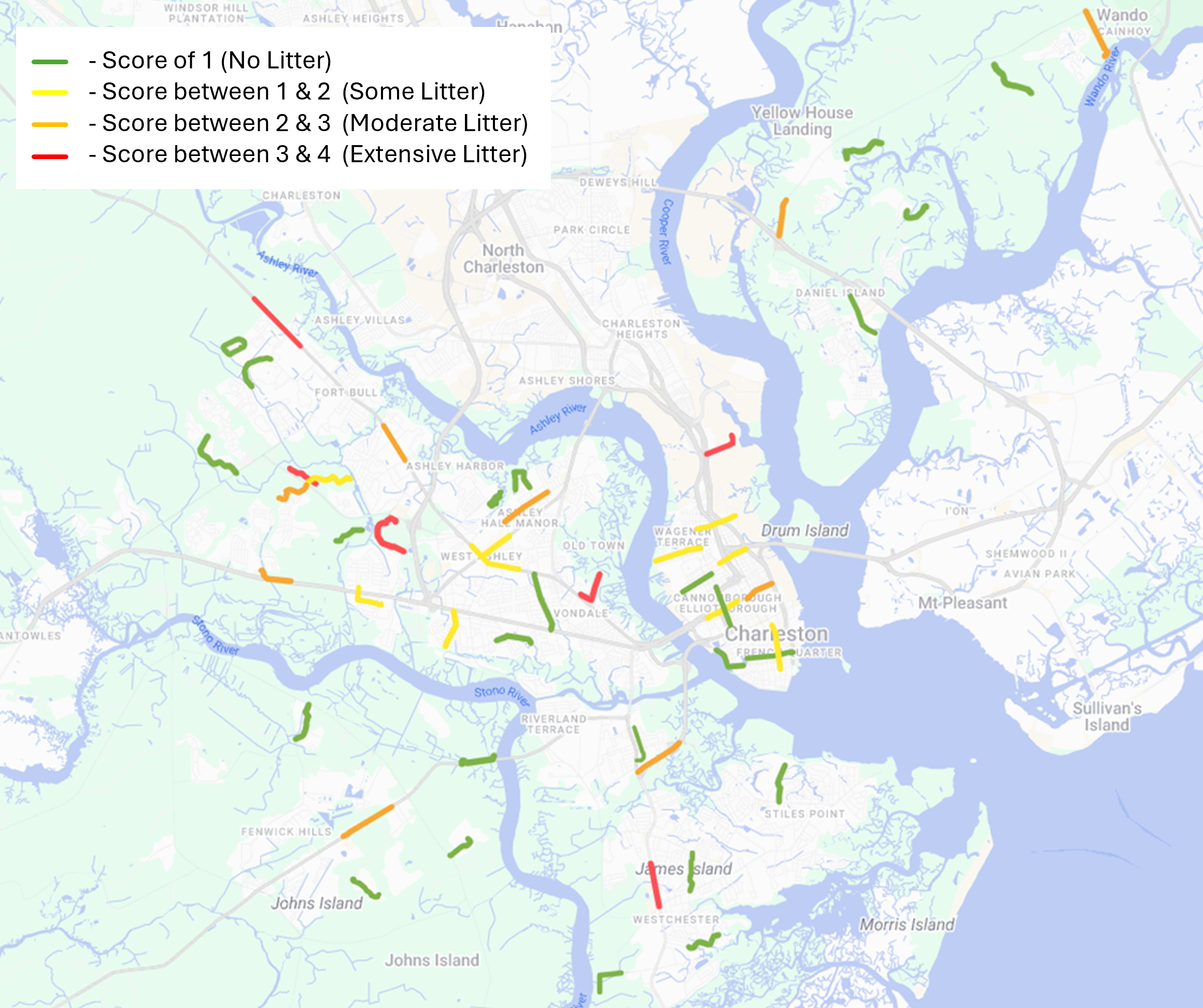 2025 Scored Litter Index Routes
