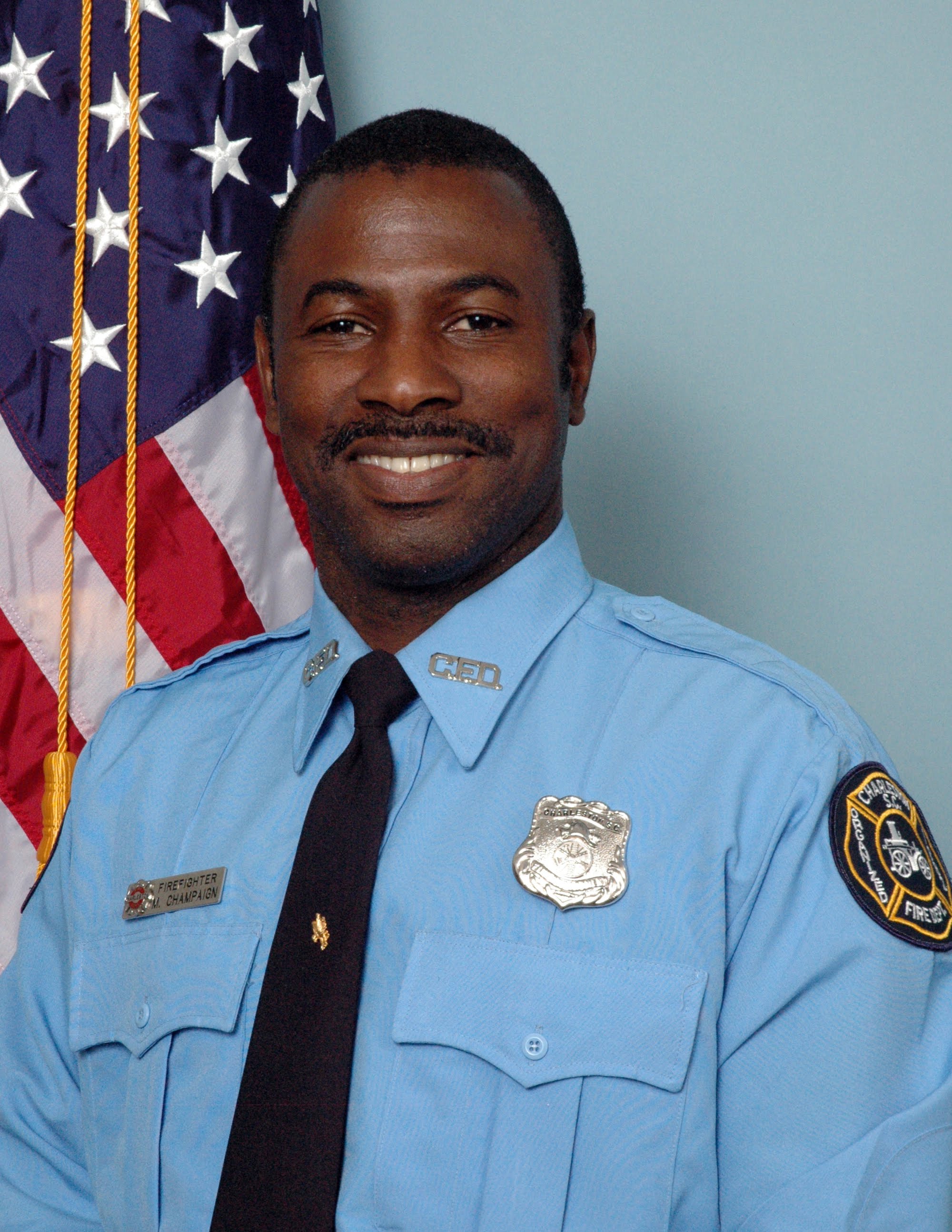 Firefighter Melvin Champaign
