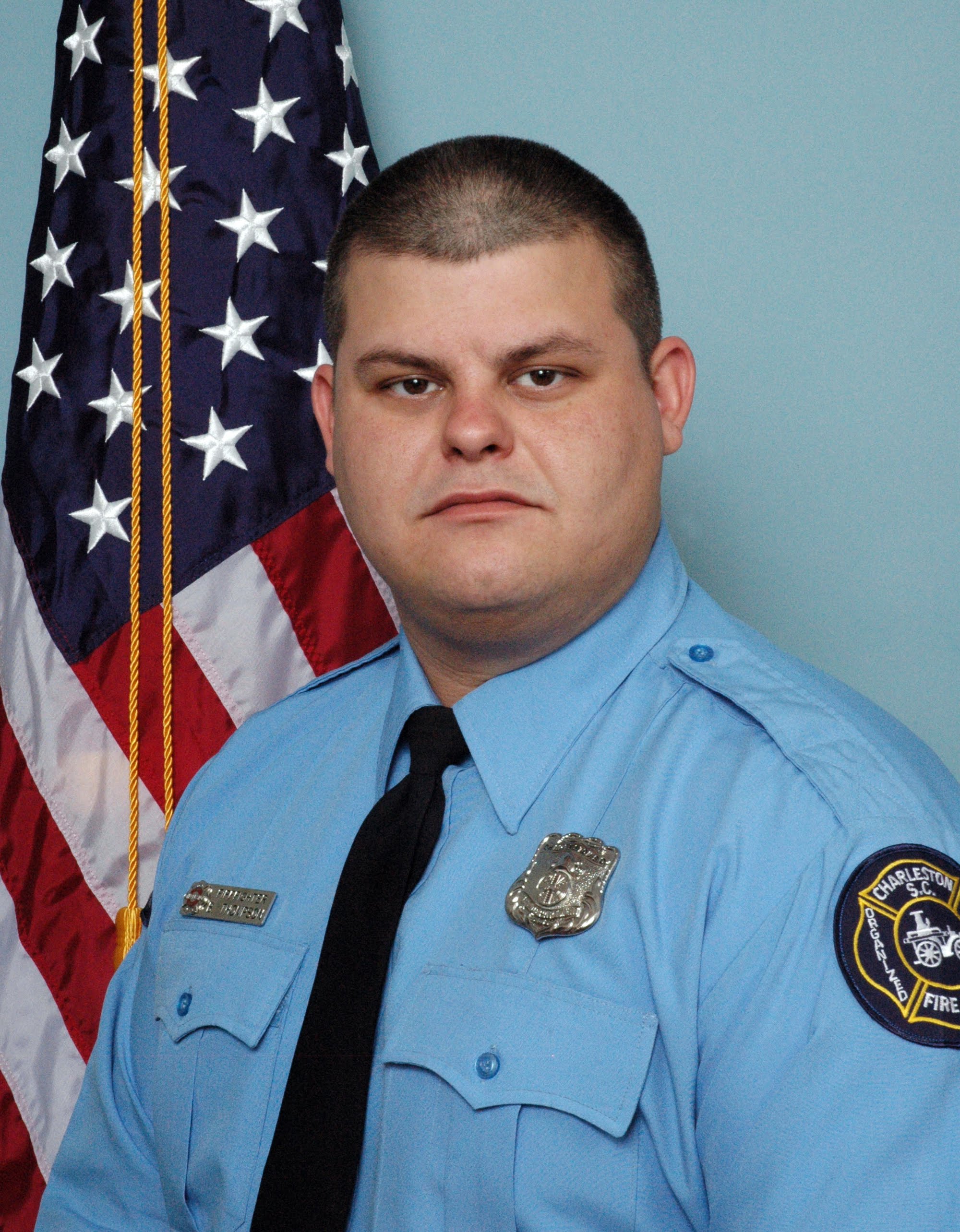 Firefighter Brandon Thompson