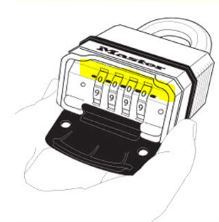 gold lock with highlight on TOP code line